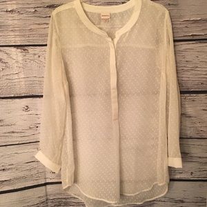 Merona Tunic in Ivory. XL